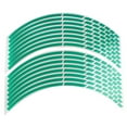 thumbnail image 6 of Taosunzt 16Pcs Car Motorcycle Bicycle Wheel Rim Reflective Sticker Tape Strip Decal Decor Blue, 6 of 8