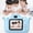 Blue, variant on Dual Lens Mini Kids Camera Toy,High Resolution Photo Video Recorder,Built In Puzzle Games Learning Tool,Portable Lightweight Easy Operation Kit,Creative Educational Gift for Boys Girls