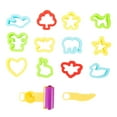 thumbnail image 2 of POINTERTECK Ensemble d'Outils de Pâte pour Enfants 20 Pcs Ensemble de Pâte à Modeler Outils de Pâte à Modeler et Coupe-Pâte Ensembles de Modelage Accessoires en Argile Plastique Rouleaux Colorés Extrudeuses Kit Modèle Cadeau de Noël, 2 of 11