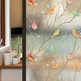 thumbnail image 2 of Frosted Bird Window Film No Glue Glass PVC Privacy Film Cling Sticker 90*200cm, 2 of 8