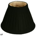 thumbnail image 5 of Royal Designs, Inc. Pleated Empire Chandelier Shade CS-111BLK/GL-6, Black with Gold, 2.5 x 5 x 4.25, Pack of 6, 5 of 5