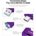 thumbnail image 2 of shiyou-Wansenda 3 in 1 64GB USB 3.0 Flash Drive for Android Phones/Tablets/PC/Mac, External Data Storage Thumb Drive, Photo Memory Stick for Samsung Galaxy, LG, Moto etc. (Purple), 2 of 4