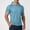 Blue, variant on BVnarty Men's Short Sleeve Hooded Mesh T-Shirt Breathable Quick Dry Summer Athletic Workout Gym Fitness Sports Wear Top Blue M