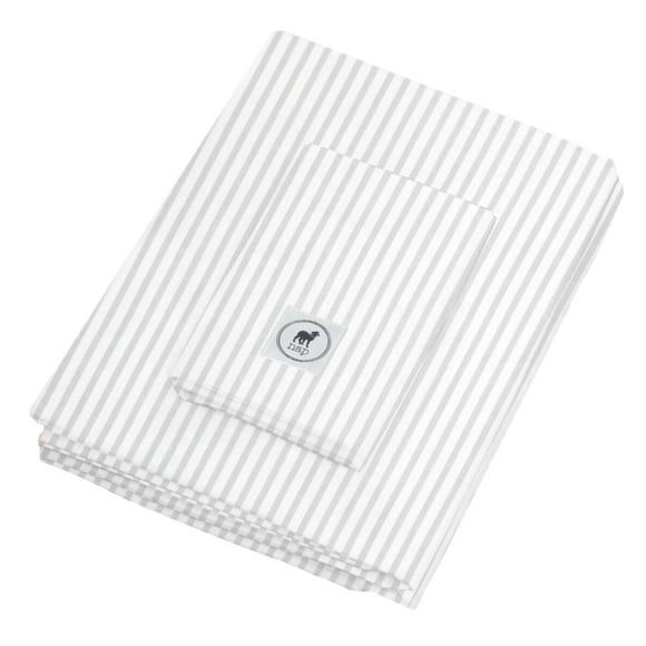Juego de Sábanas para Colecho o Moisés 50x90 cm - 3 piezas Nap Baby Rayitas Grises