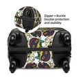 thumbnail image 4 of Vsdgher Happy Skeleton Print Luggage Cover Washable Suitcase Cover Protector Anti-scratch Suitcase cover Fits 18-32 Inch Luggage, 4 of 8