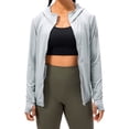 thumbnail image 3 of Women's UPF 50+ Sun Protection hoodie Jackets Long Sleeve Zip Up Hiking Fishing Sun Shirts with Pockets, 3 of 8