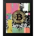 thumbnail image 2 of Orlov, Irena 15x18 Black Modern Framed Museum Art Print Titled - Crypto Currency Bitcoin Graffiti III, 2 of 5