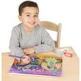 thumbnail image 3 of Melissa & Doug Easy-to-See 3-D Coloring Pad - Dinosaurs, Knights, Space, and More, 3 of 3