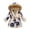 Beige, variant on Toddler Coats for Girls Puffer Jacket for Kids Full Zip Hooded Jacket Fashion Warm Fleece Lined Cute Thermal Outerwear Coat,Navy,4-5 Years