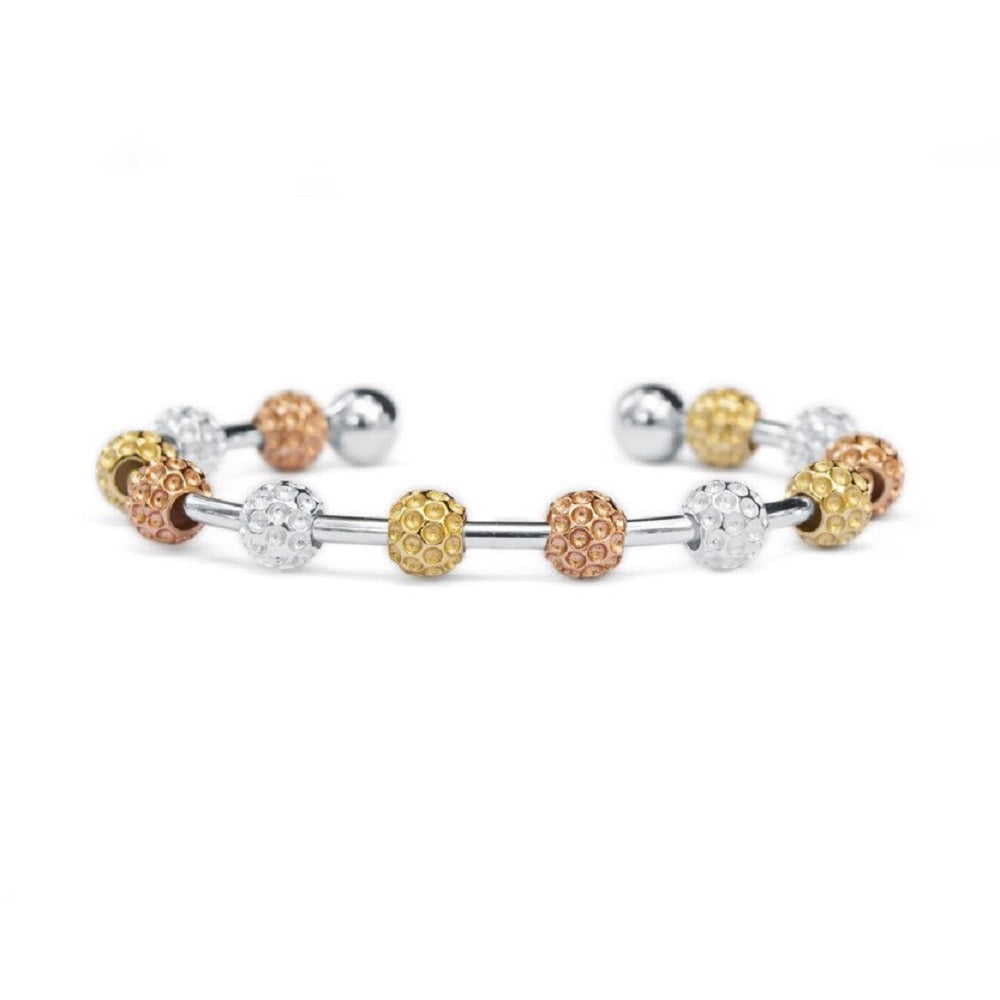 Golf Goddess Stroke/Score Counter Bracelet Tricolor Golf Ball Bead