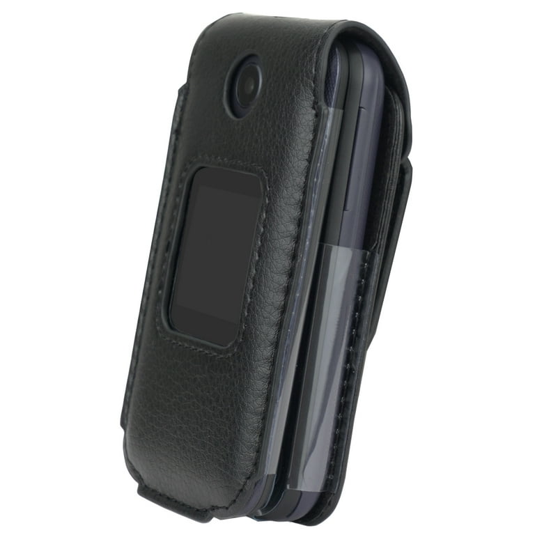 Custodia Cintura In Ecopelle K-S-Trade Per Alcatel 1S | Marsupio Orizzontale Con Clip E Chiusura Magnetica | Nero - 2