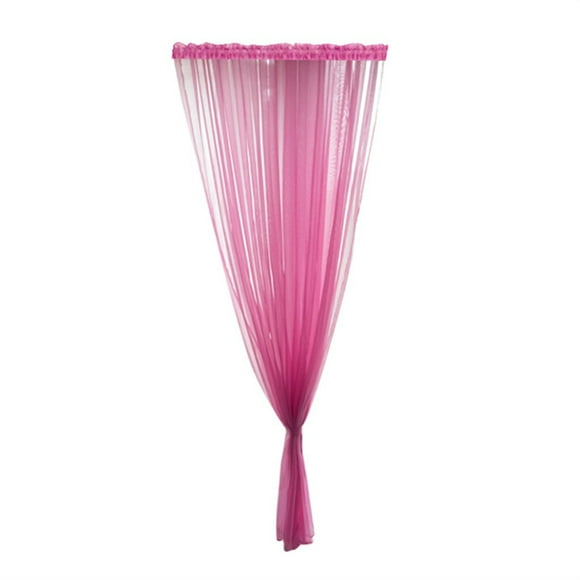 Pedty Curtain Panels Curtains for Living Room Leaves Sheer Curtain Tulle Window Treatment Voile Drape Valance 1 Panel Fabric