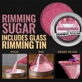thumbnail image 6 of Brew Glitter - Red Pearl Cocktail Rimming Sugar - 1lb, Resealable Bag, 6 of 8