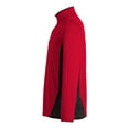thumbnail image 6 of Harriton M786 Men's Flash Snag Protection Plus IL Colorblock Quarter-Zip Pullover-Red/ Black-L, 6 of 6