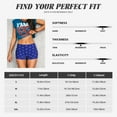 thumbnail image 5 of Zufioo Hockey High Waist Yoga Shorts for Women Tummy Control Fitness Athletic Workout Running Shorts Women's Biker Shorts-Small, 5 of 8