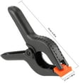thumbnail image 2 of KINJOEK 20 Pack 6 Inches Plastic Spring Clamp, Heavy Duty Nylon Muslin Woodworking Clamps Photo Studio Backdrops Backgrounds Clamps, 2 of 6
