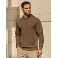thumbnail image 3 of COOFANDY Men's Drawstring Hoodie Long Sleeve Casual Pullover Sweatshirt with Pocket, 3 of 9