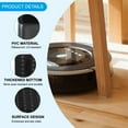 thumbnail image 3 of Uxcell Square Plastic Hole Plugs 1.5 Inch, 4 Pack Tubing Insert End Cap for Furniture Chair Leg Fence Post Pipe Black, 3 of 7