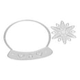 thumbnail image 3 of Embossing Cutting Dies Carbon Steel Crystal Ball Snowflake Shape Cuts for DIY Scrapbook Craft, 3 of 14