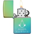 thumbnail image 6 of Zippo Lighter - Personalized Message Engraved on Backside for Assassin's Creed Windproof Zippo Lighter (Assassin's Creed Valhalla High Polish Teal 49530), 6 of 7