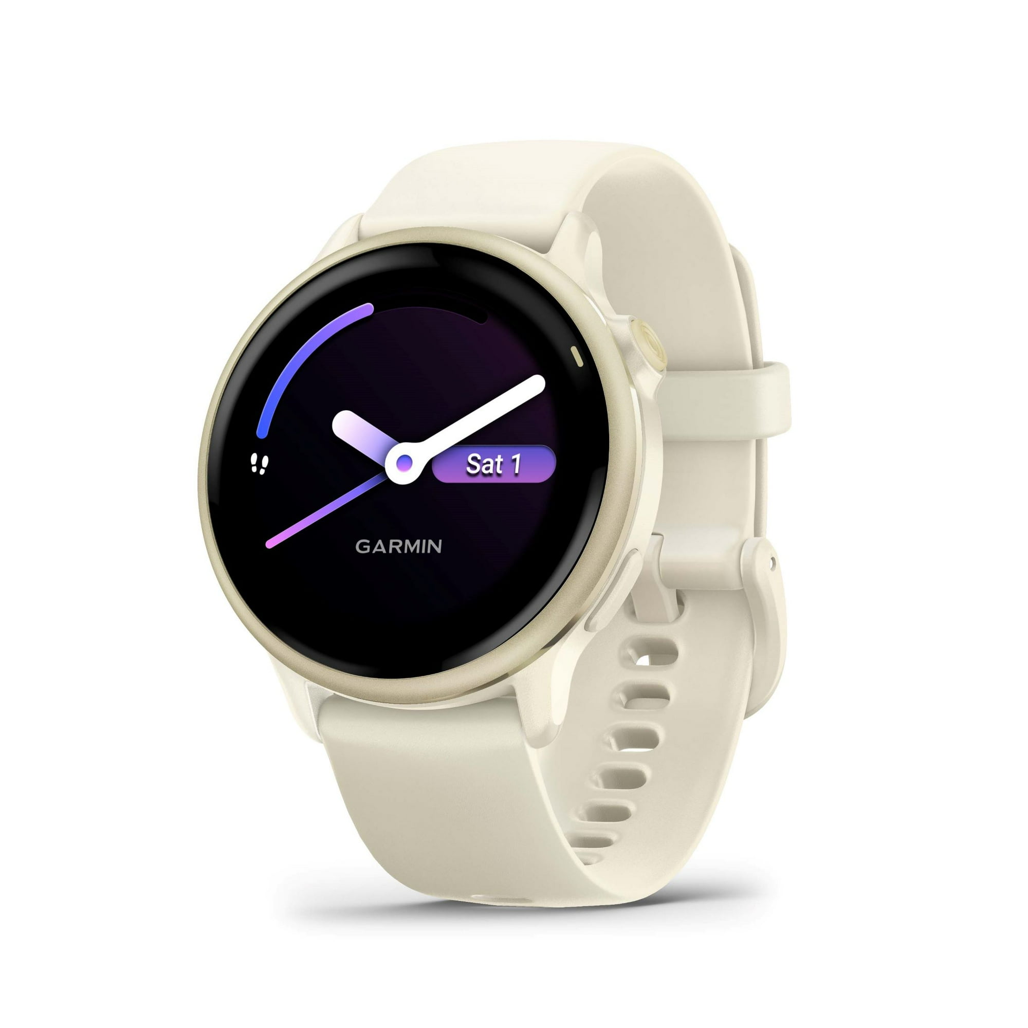 Garmin vívoactive 6, Health and Fitness GPS Smartwatch, AMOLED Display, Up To 11 Days Of Battery, Lunar Gold with Bone Band