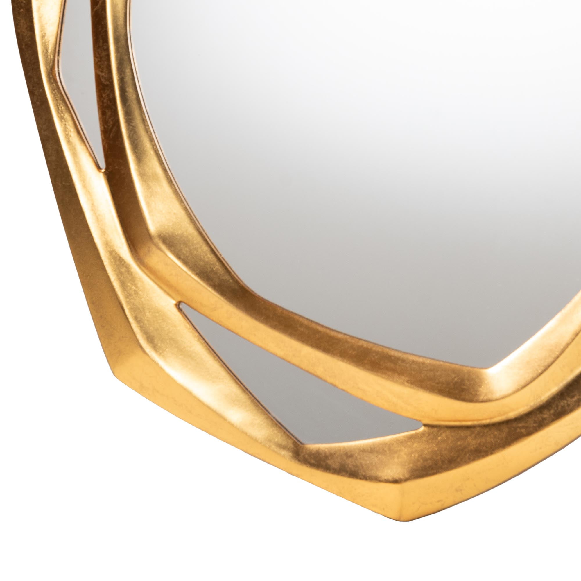 Baxton Studio Halen Vintage Mirror, Antique Goldleaf
