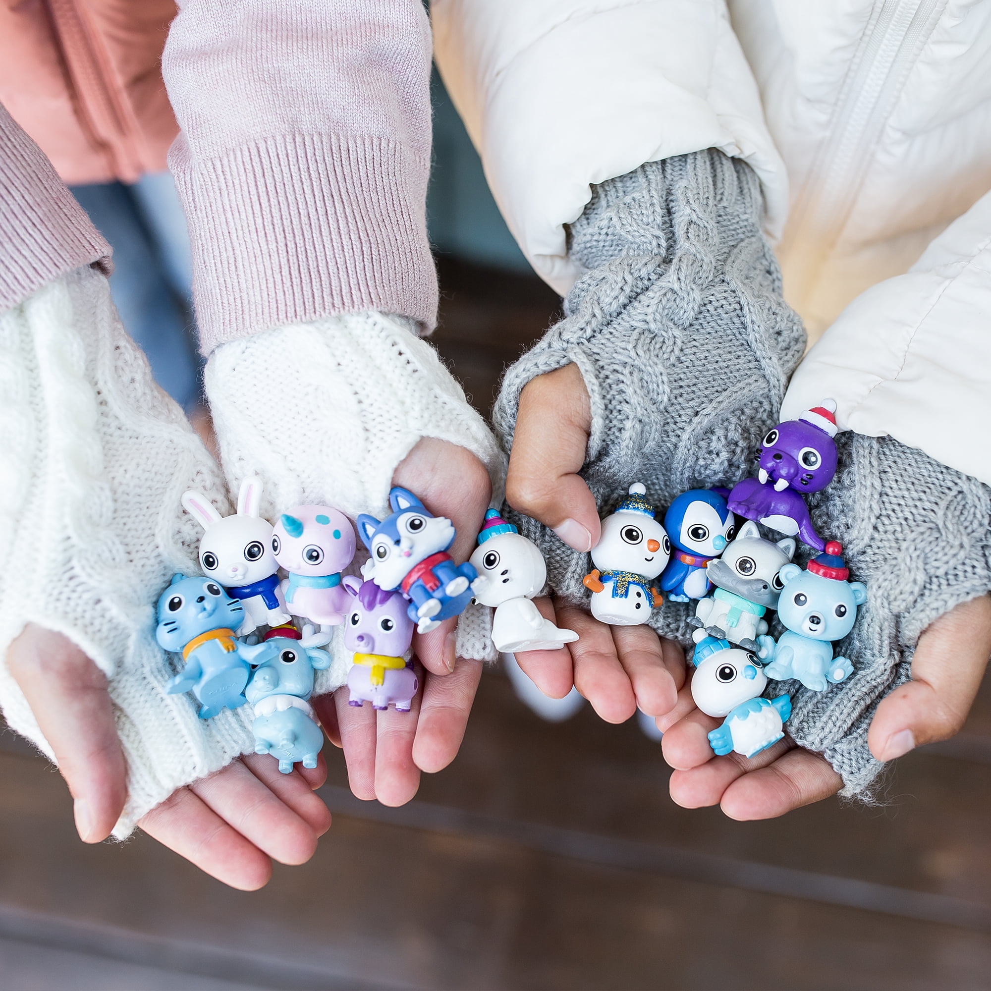 Educational Insights Original Playfoam Pals Snowy Friends 6-Pack, Fidget, Sensory Toy, Stocking Stuffer, Boys & Girls, Ages 3, 4, 5+