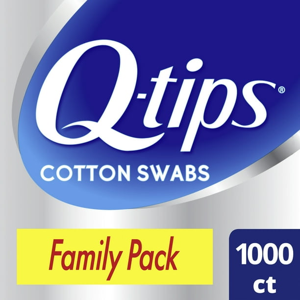 Qtips Cotton Swabs Original 1000 Count
