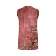thumbnail image 5 of Snorda Débardeurs pour Femmes Grande Taille Mode Féminine Décontractée Été Imprimé Sans Manches Col Rond Haut Blouse Débardeur P-5TG, 5 of 5