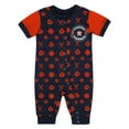 thumbnail image 2 of Newborn  Navy Houston Astros Hard 90 Coveralls, 2 of 3