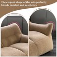 thumbnail image 5 of Giant Bean Bag Chair for Adults Large Bean Bag Sofa with Armrests&Stuffed Memory Foam Big BeanBags with Filler Plush Bean Bag Couch Comfy Lazy Sofa Chair for Bedroom Living Room Loveseat, 5 of 8