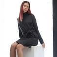 thumbnail image 4 of Moda Robe à Manches Longues en Jersey pour Femmes, 4 of 4