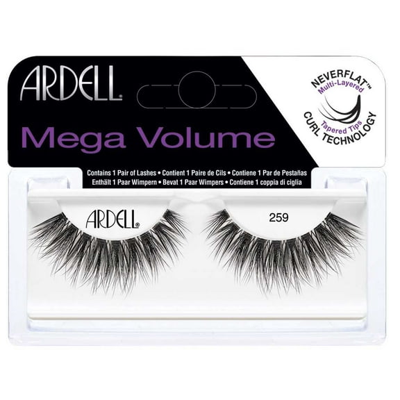 Ardell Mega Volume Lash, Black, 259, 1 Pair