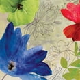 thumbnail image 2 of PI Studio 26x26 White Modern Wood Framed Museum Art Print Titled - Indigo Flower I, 2 of 4