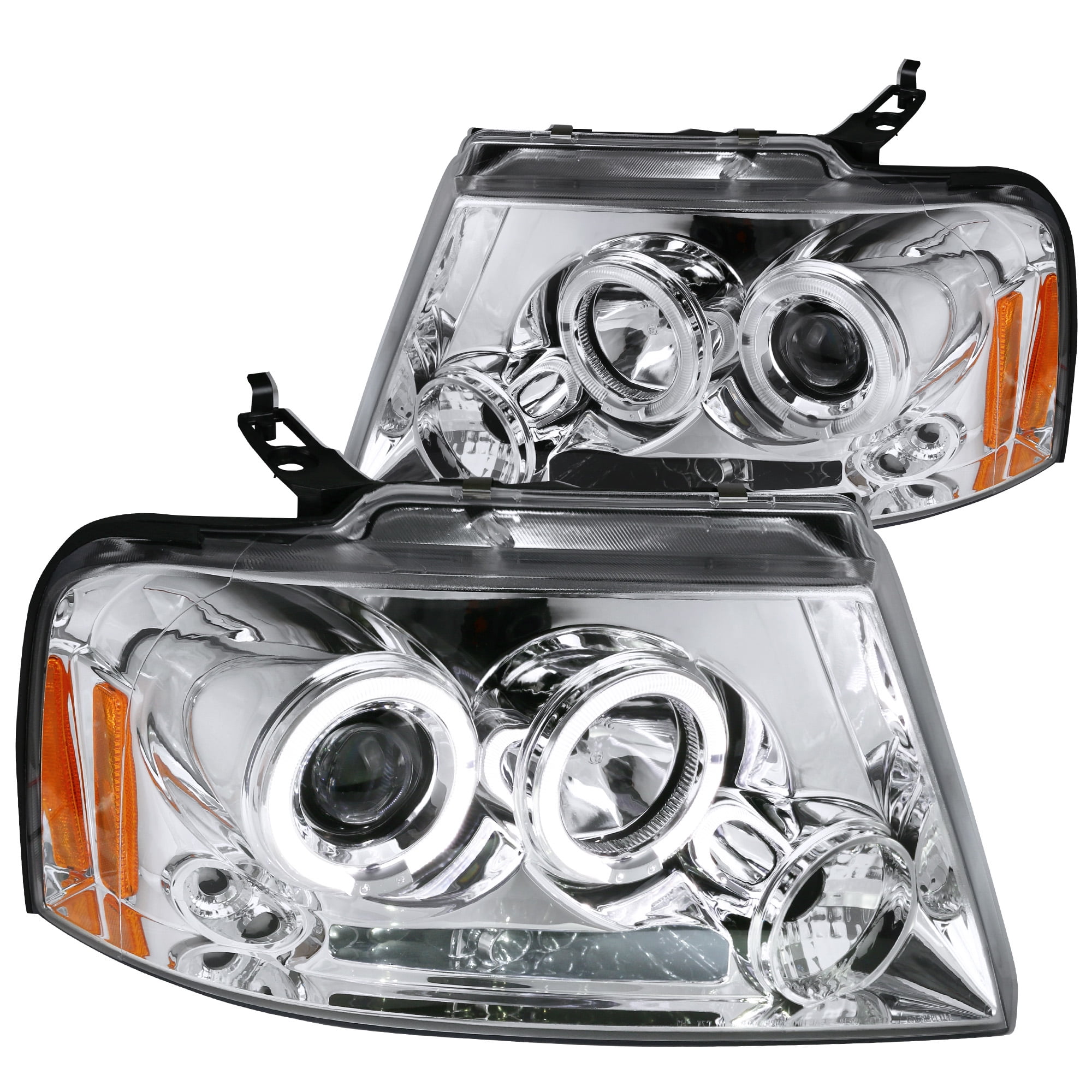 SpecD Tuning Halo Projector Led Headlights for 20042008 Ford F150