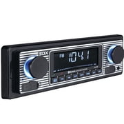 SDX Audio Bluetooth Radio Receiver, MP3 Player with USB Charger, MP3/USB, Aux-in, Built-in Microphone Hands-free, Multi Color Illumination Digital LCD Display Panel, Car Stereo Receiver with Bluetooth