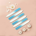 thumbnail image 6 of Unique Bargains Colorful Glass Multifunctional Nail File Small 6 Pcs Blue, 6 of 6