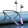 thumbnail image 1 of Auriculares Bluetooth, Auriculares inalámbricos, Auriculares Bluetooth Auriculares inalámbricos Bluetooth para colgar en el cuello Auriculares deportivos Bluetooth con tarjeta extra pesada Auricular B, 1 of 4