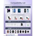 thumbnail image 4 of Mag-Safe Charger,Innotech 3 in 1 Magnetic Foldable Charging Station,Mag-Safe Travel Wireless Charging Pad,Compatible with iPhone 14/13/12 Series,AirPods 3/2/Pro/Pro 2,iWatch-White, 4 of 6