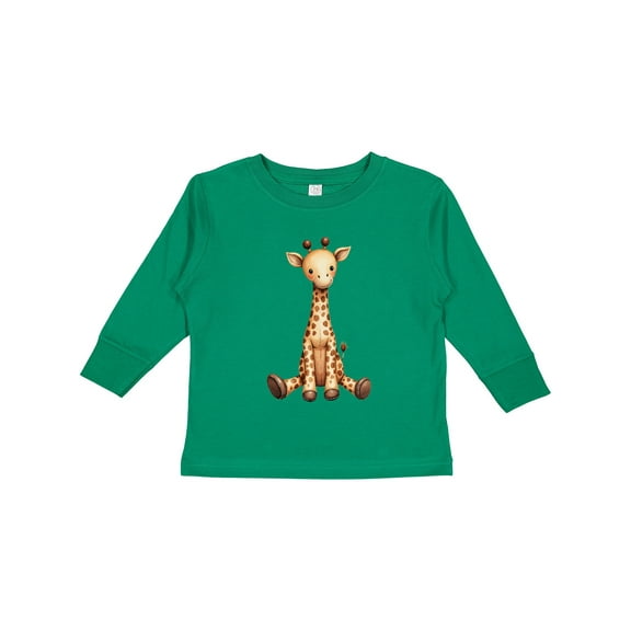 Inktastic Baby Giraffe Boys or Girls Long Sleeve Toddler T-Shirt