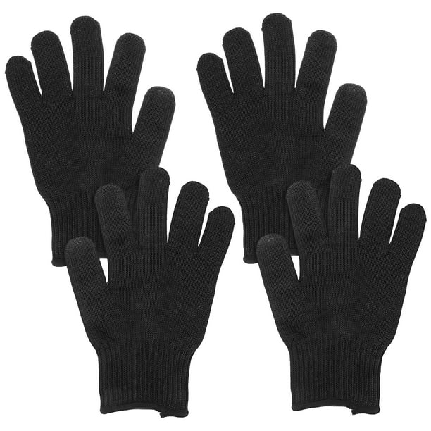 2 pares de guantes resistentes a cortes para hombres y mujeres, guantes de trabajo resistentes, guantes anticortes, guantes de seguridad para jardinería, guantes de protección para trabajadores