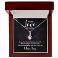 thumbnail image 4 of To The Love of My Life In You I've Found Alluring Ribbon Necklace Message Card, 4 of 20