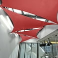 thumbnail image 4 of Sunshades Depot 12' x 12' x 12' Sun Shade Sail Equilateral Triangle Permeable Canopy Red CustomSize Available Commercial Standard, 4 of 6