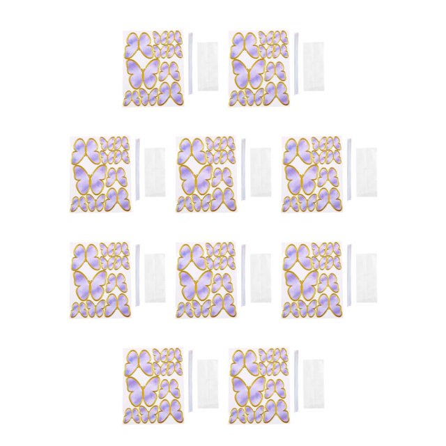 Inteprter 10 Uds. Estampado de insectos dorados para decoración de pasteles, decoración para fiesta de feliz cumpleaños, postres, pasteles, tipo 5 10piezas