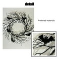 thumbnail image 4 of YIMWNYI Halloween Wreath, Artificial Front Door Wreath, Spooky Decor for Indoor Outdoor, Halloween Party Decorations, Lighted Wreath for Home Accent, Unique Centerpiece for Trick-or-Treaters, 4 of 4