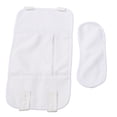 thumbnail image 3 of Castor Oil Pack Wrap Reusable Organic Washable Button Castor Oil Waist Neck Pack White, 3 of 14