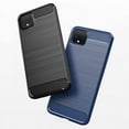 thumbnail image 4 of PANDACO Gray Brushed Metal Case for Google Pixel 4, 4 of 5