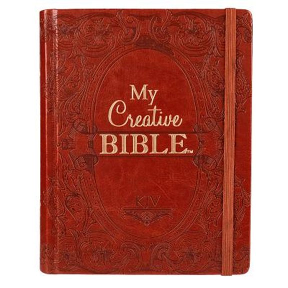Pre-Owned KJV My Creative Bible (Faux Leather Hardcover, Saddle Tan) (Hardcover) by Christian Art Gifts (Creator)