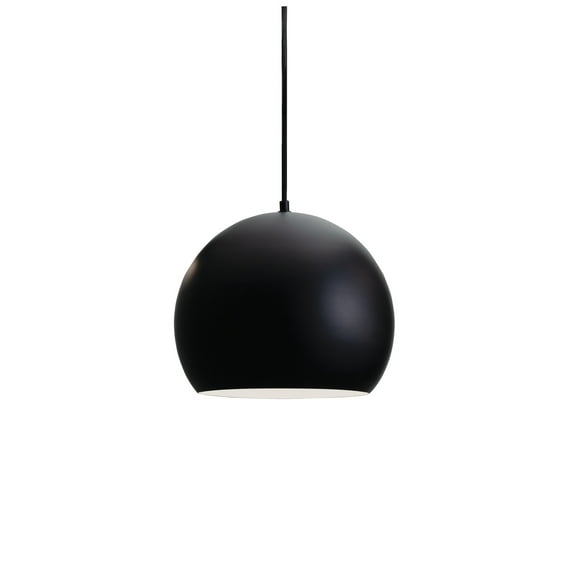 Afx Rxyp12 Roxy 1 Light 10" Wide Pendant - Black