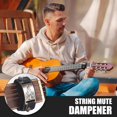 thumbnail image 5 of Enveloppe de Guitare Silencieuse, Humidificateur de Guitare Universel, Silencieux de Basses Réglable Compatible avec Guitares 6/7, Basses 4/5/6, Enveloppe de Guitare Électrique avec Bande Silencieuse (Motif Flamme), 5 of 5